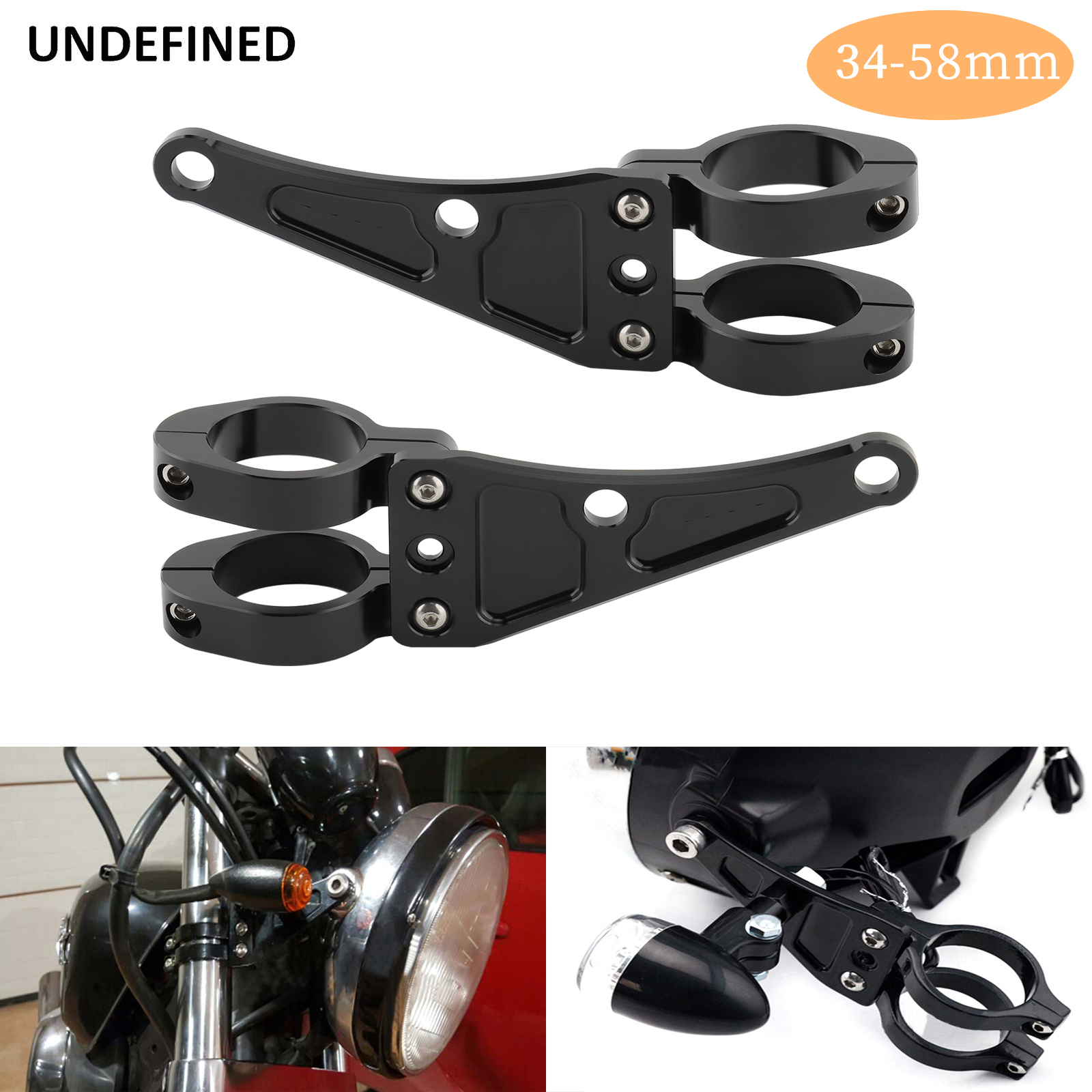 Outdoor Power Usa - 33mm-58mm Headlight Bracket Mount Clamps Fork
