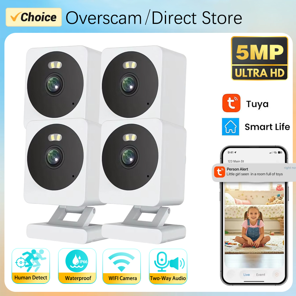 Outdoor Power Block - Tuya 5MP SmartLife Home Baby Monitor
