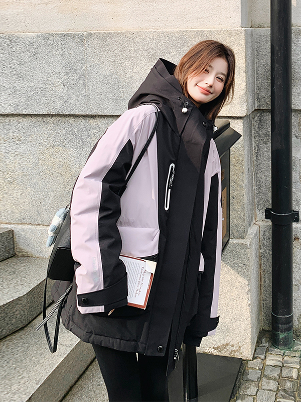 Outdoor Power Block - Color Block Outdoor Women's Parka down