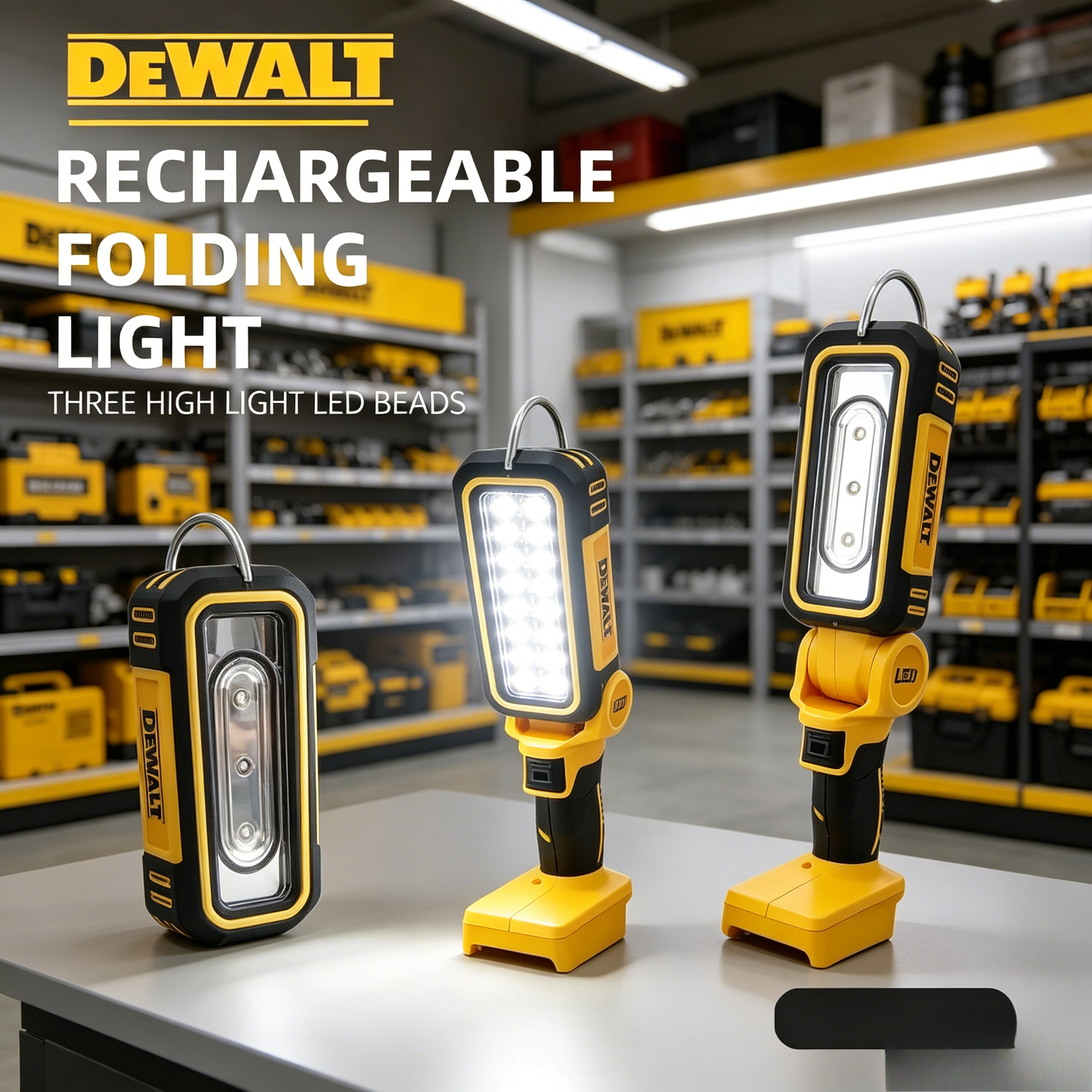 Outdoor Power Tools - DEWALT LED Camping Light Outdoor Portable