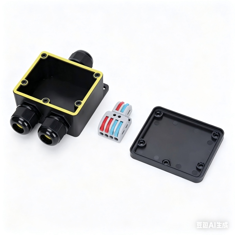 Outdoor Power Lead - Junction Box Waterproof IP68 2 Way