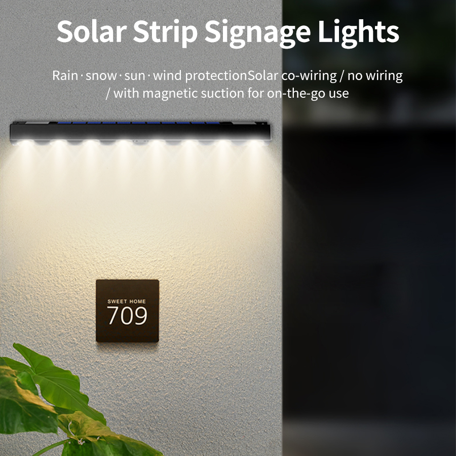 Outdoor Power Number - Outdoor Solar LED Address Light, Auto