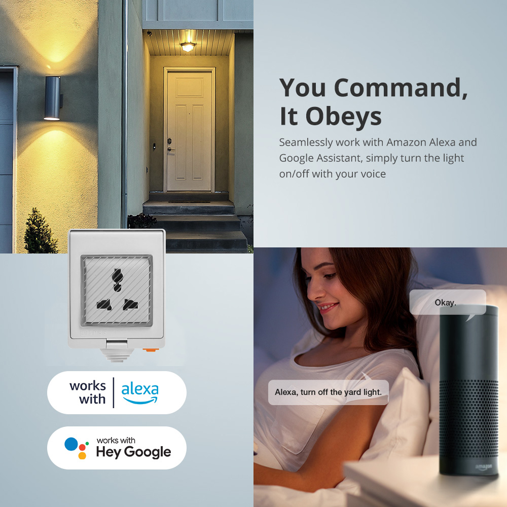 Avoir IP55 Tuya Smart Waterpro - Outdoor Power Outlet With Remote Control reseña y precio