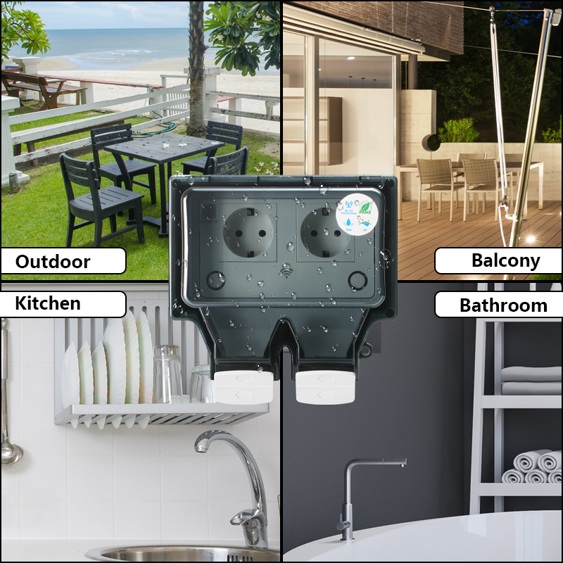 Avoir Tuya Wall Electrical Soc - Outdoor Power Usa reseña y precio