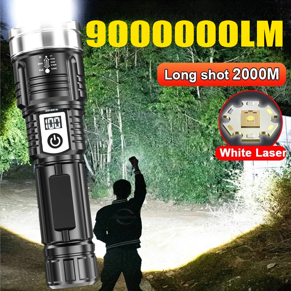 High Power 200000LM LED Flashl - Outdoor Power Inc reseña y precio