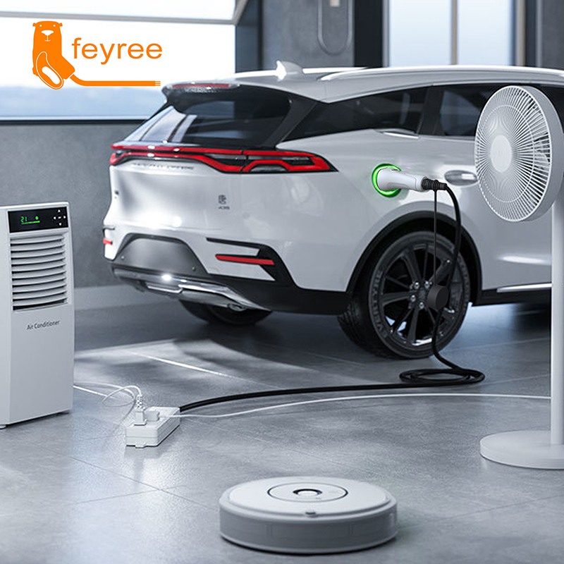 feyree V2L Cable Electric Car  - Outdoor Power Usa reseña y precio
