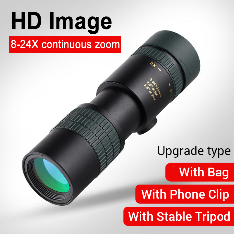 Powerful 8-24X30 Monoculars HD - Quality Outdoor Power reseña y precio