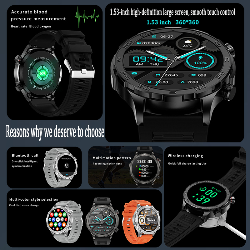 New GPS Track Smart Watch Men  - Outdoor Power Lead reseña y precio