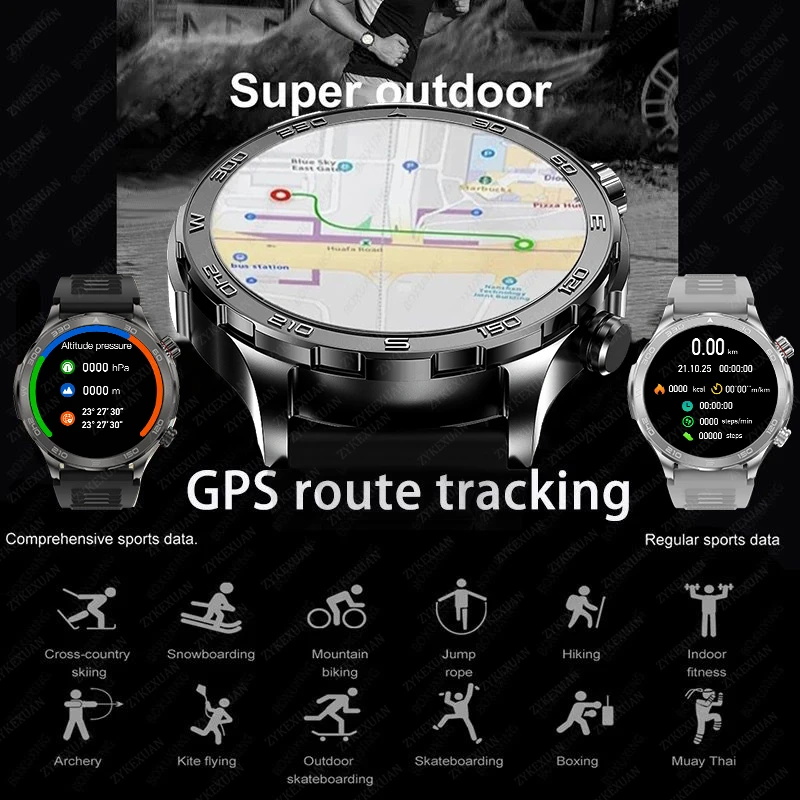 New GPS Track Smart Watch Men  - Outdoor Power Lead reseña y precio