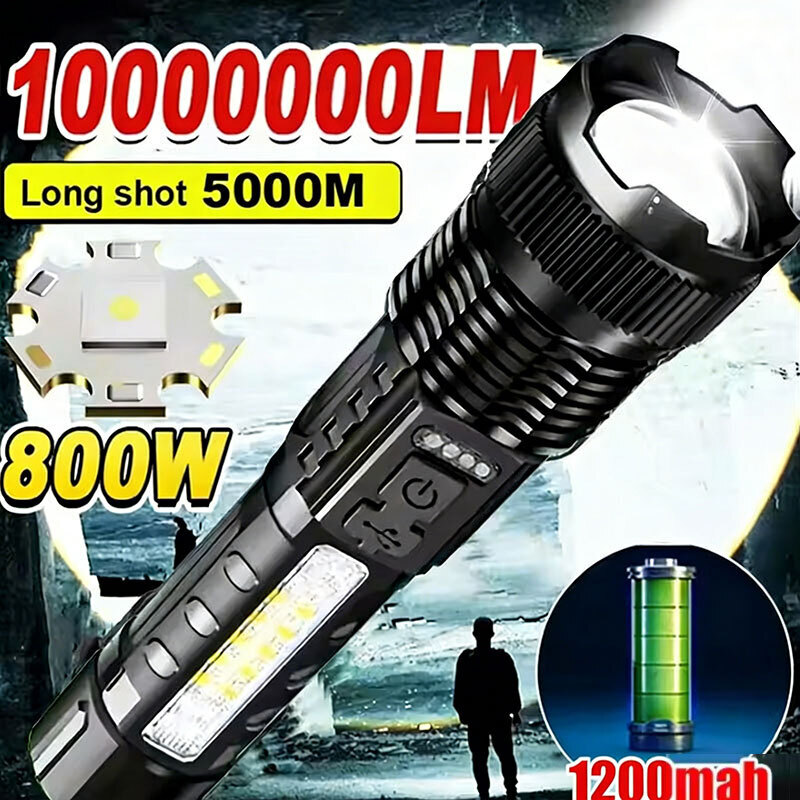 Powerful LED Flashlights Type- - Outdoor Power Inc reseña y precio