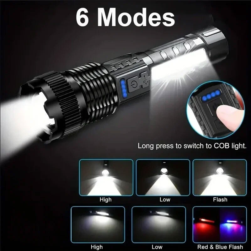 Powerful LED Flashlights Type- - Outdoor Power Inc reseña y precio