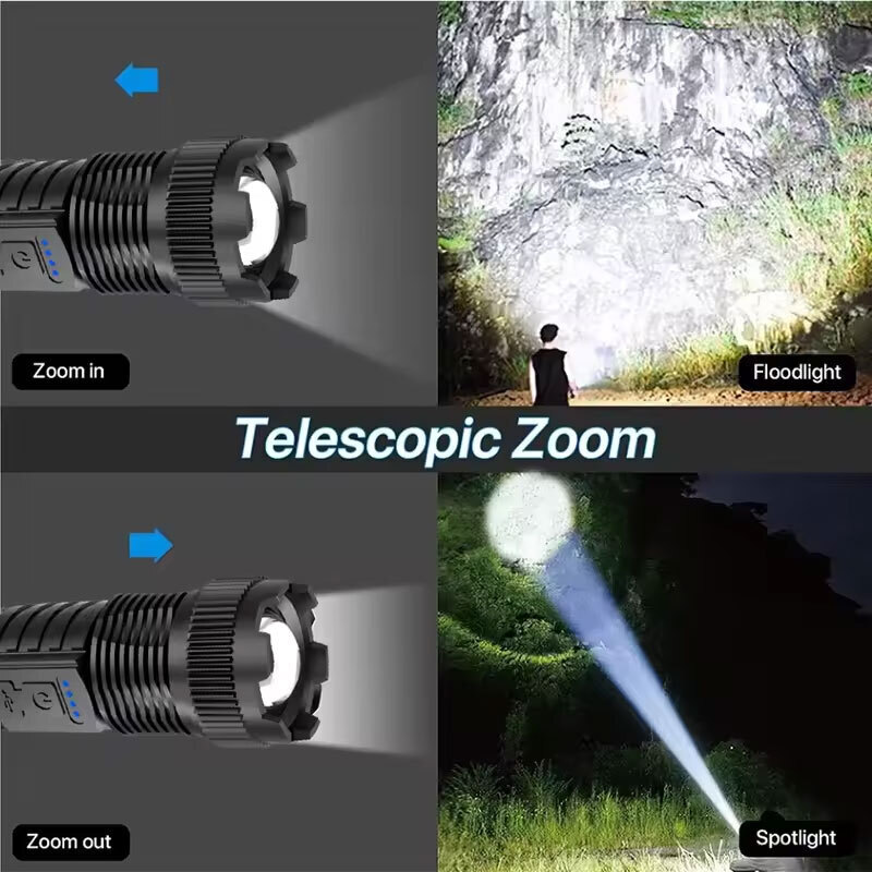 Powerful LED Flashlights Type- - Outdoor Power Inc reseña y precio