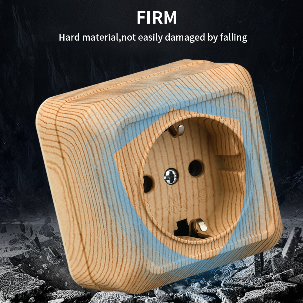 WESA Wood Wall Surface Socket  - Outdoor Power Usa reseña y precio