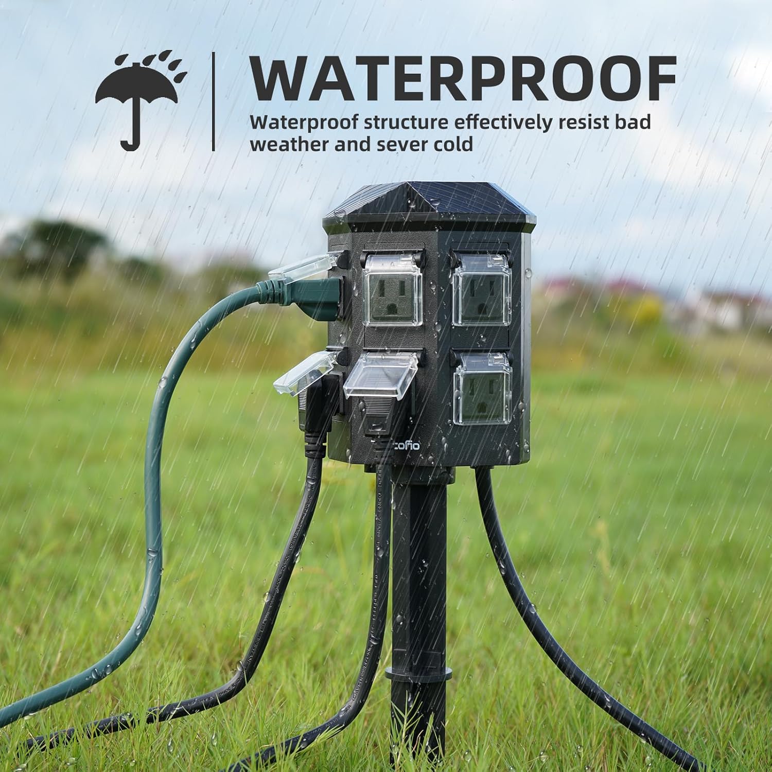 Remote Control Outdoor Power S - Outdoor Power Outlet With Remote Control reseña y precio