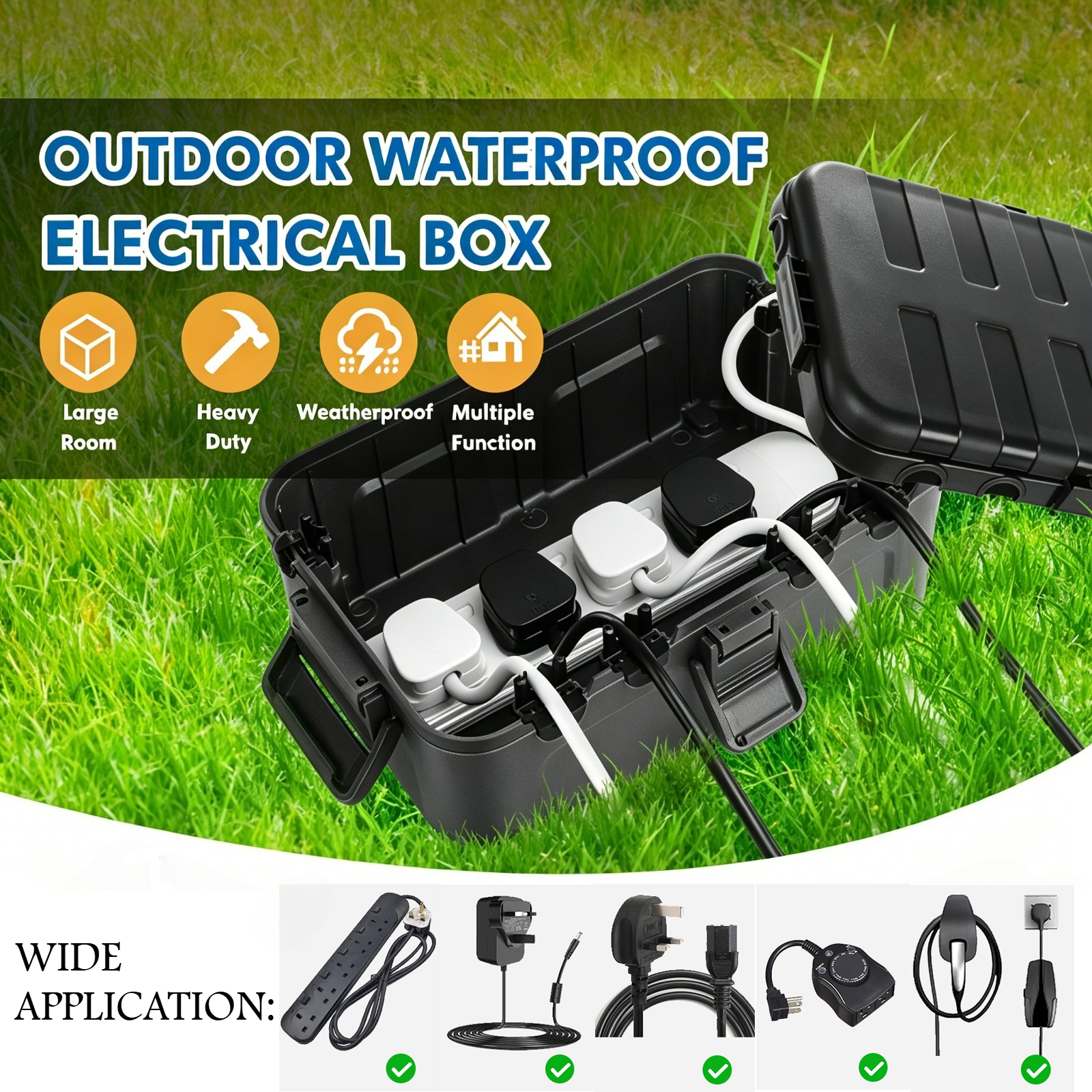 Restmo Large Outdoor Electrica - Outdoor Power Lead reseña y precio
