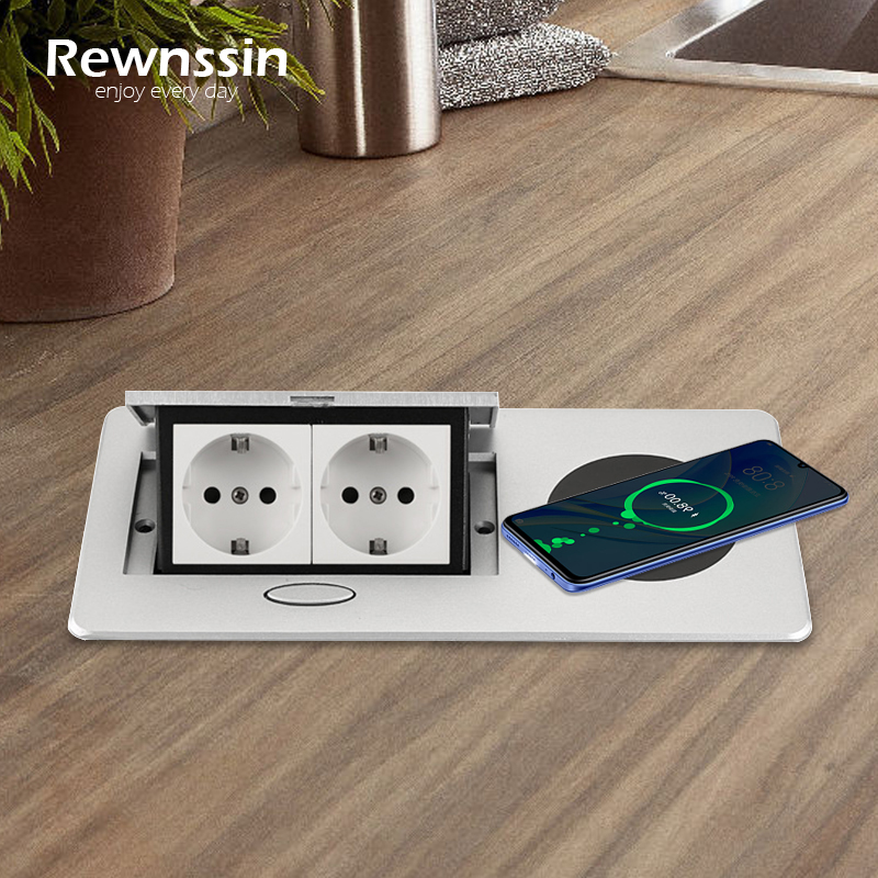 EU pop-up, embedded desktop of - Outdoor Usb Power Strip reseña y precio