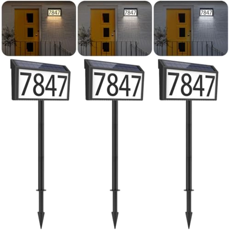 Pack Solar Powered Address Sig - Outdoor Power Number reseña y precio