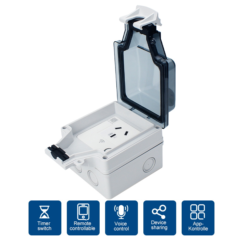 Avoir Tuya Wifi Socket IP66 Ou - Outdoor Power Outlet With Remote Control reseña y precio