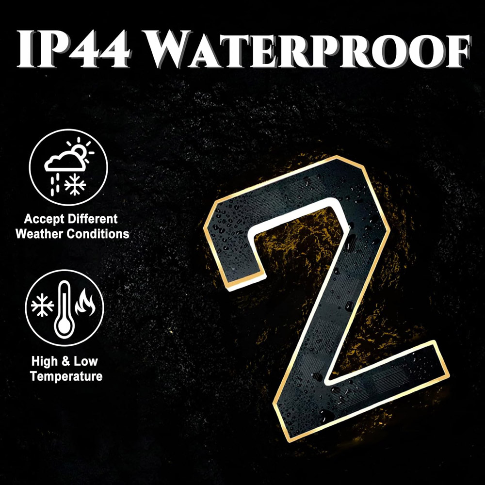 12CM Solar-Powered Outdoor Hou - Outdoor Power Number reseña y precio