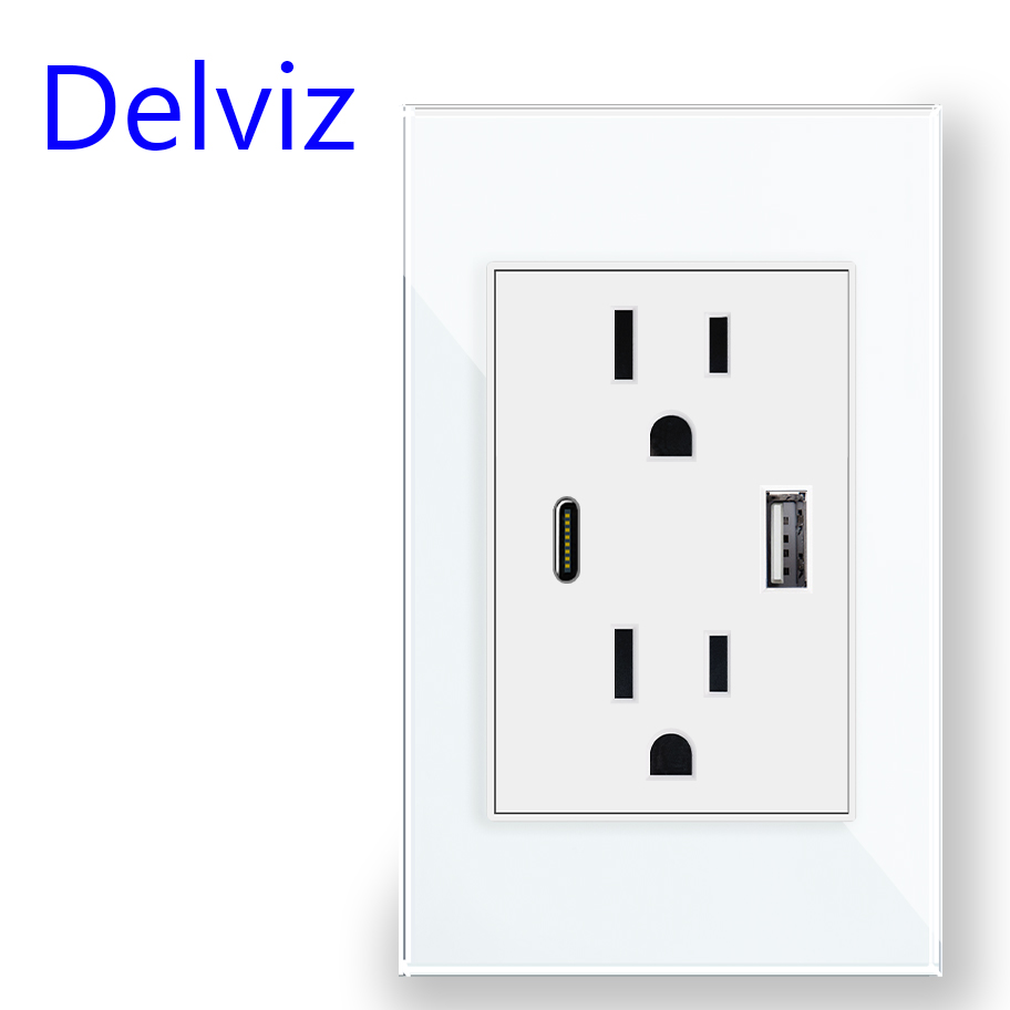 Delviz US Standard USB Socket, - Outdoor Usb Power Strip reseña y precio