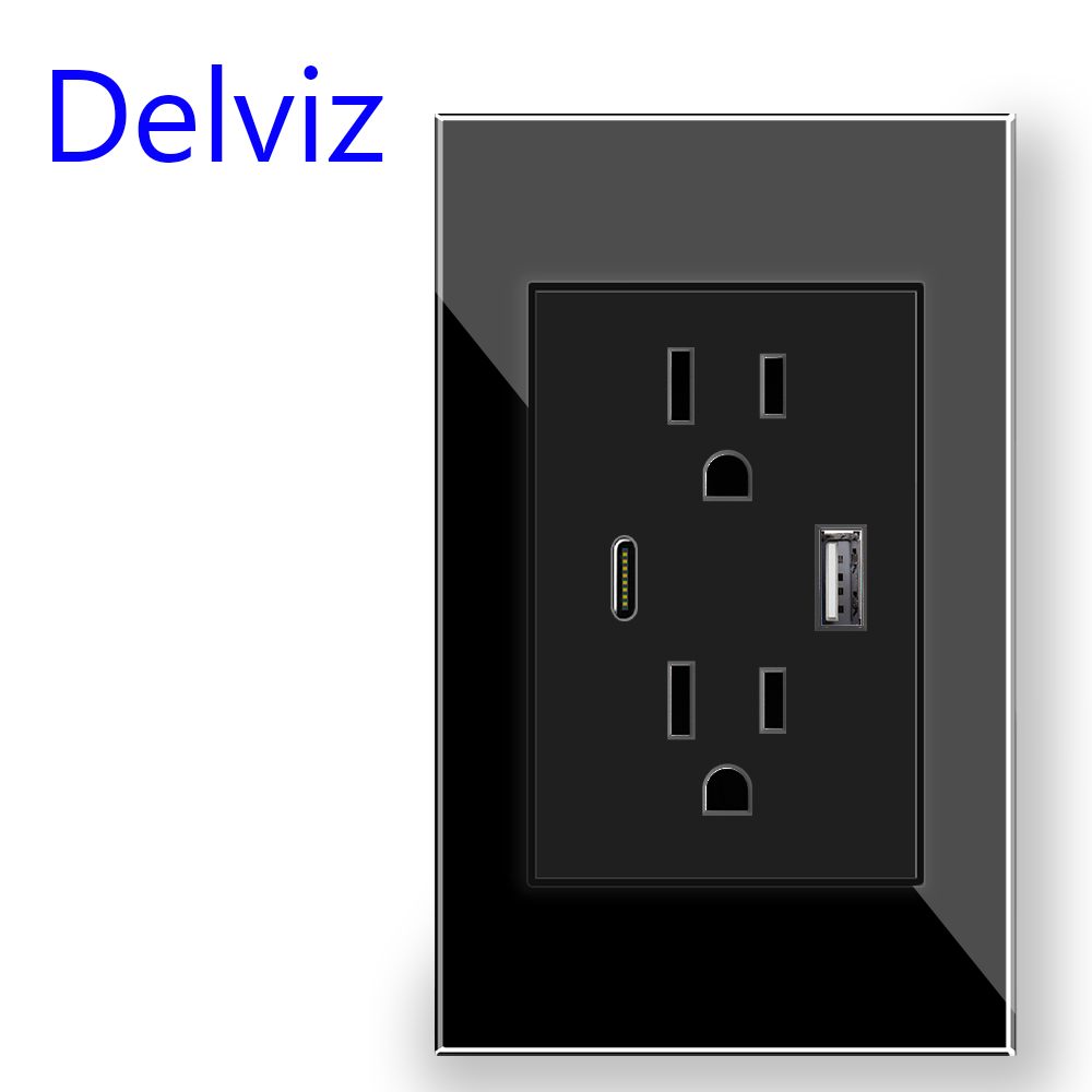 Delviz US Standard USB Socket, - Outdoor Usb Power Strip reseña y precio