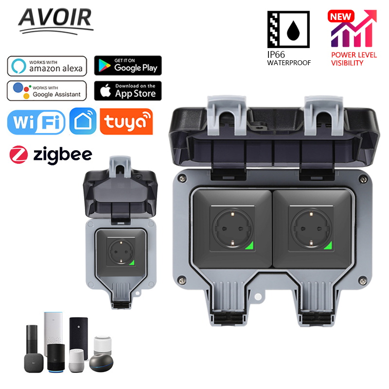 Avoir Tuya Zigbee Electrical O - Outdoor Power Outlet With Remote Control reseña y precio