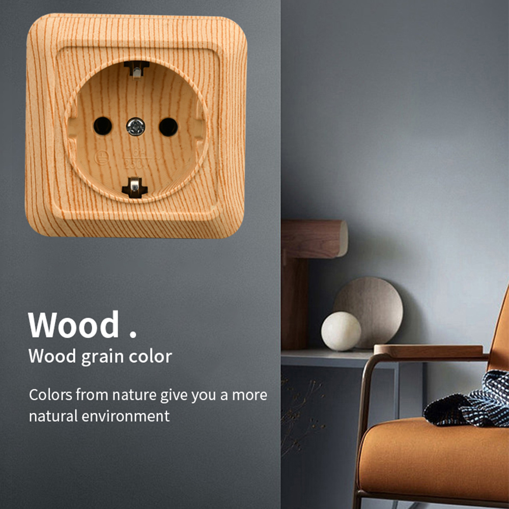 WESA Wooden Wall Surface Socke - Outdoor Power Usa reseña y precio
