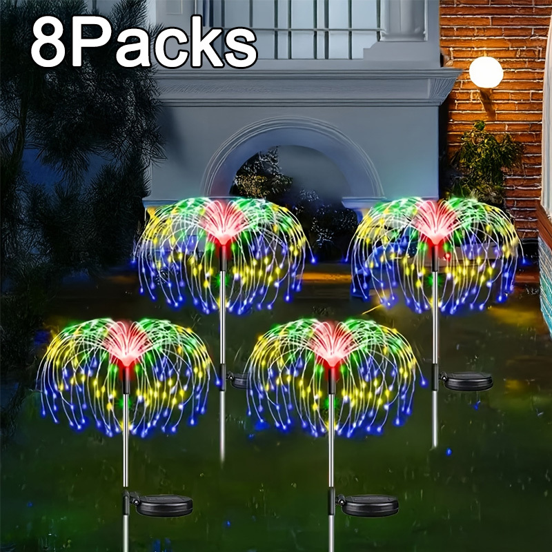 8-Mode Solar Firework Lights w - Quality Outdoor Power reseña y precio