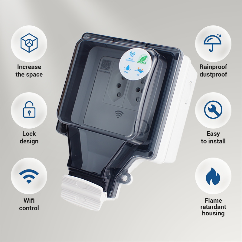 Avoir Tuya Wifi Smart Socket I - Outdoor Power Outlet With Remote Control reseña y precio