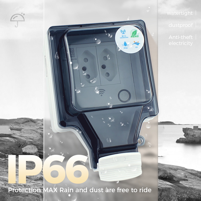 Avoir Tuya Wifi Smart Socket I - Outdoor Power Outlet With Remote Control reseña y precio