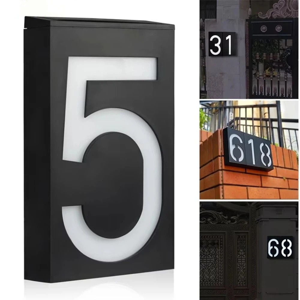 Easy Install Solar LED House N - Outdoor Power Number reseña y precio