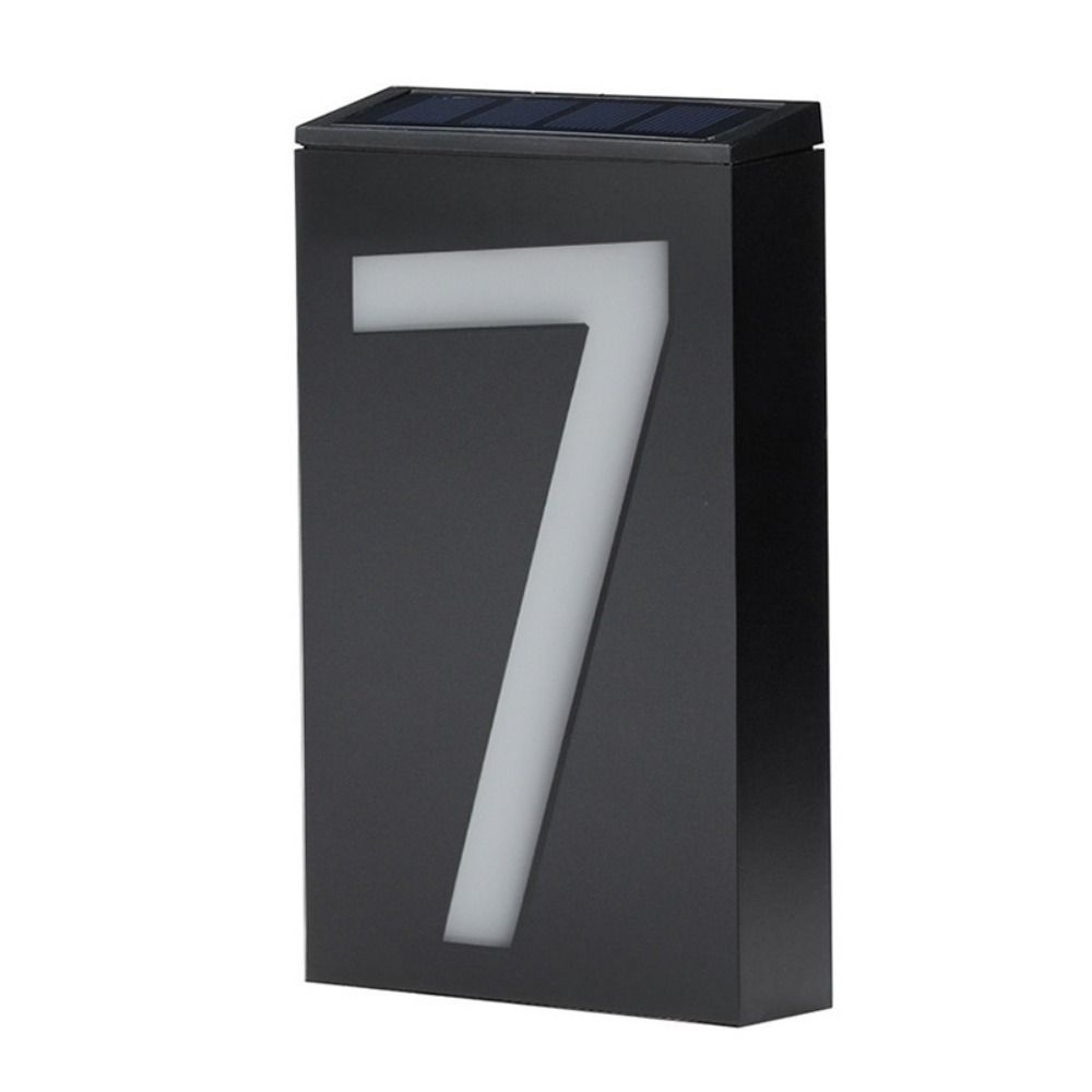 Easy Install Solar LED House N - Outdoor Power Number reseña y precio