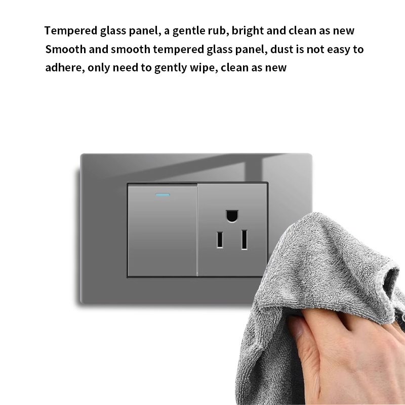 Us Standard Grey Tempered Glas - Outdoor Usb Power Strip reseña y precio