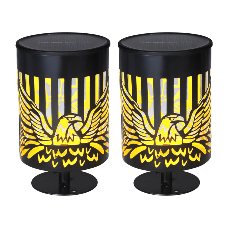 2 Pack Solar Fence Lights Meta - Outdoor Power Inc reseña y precio