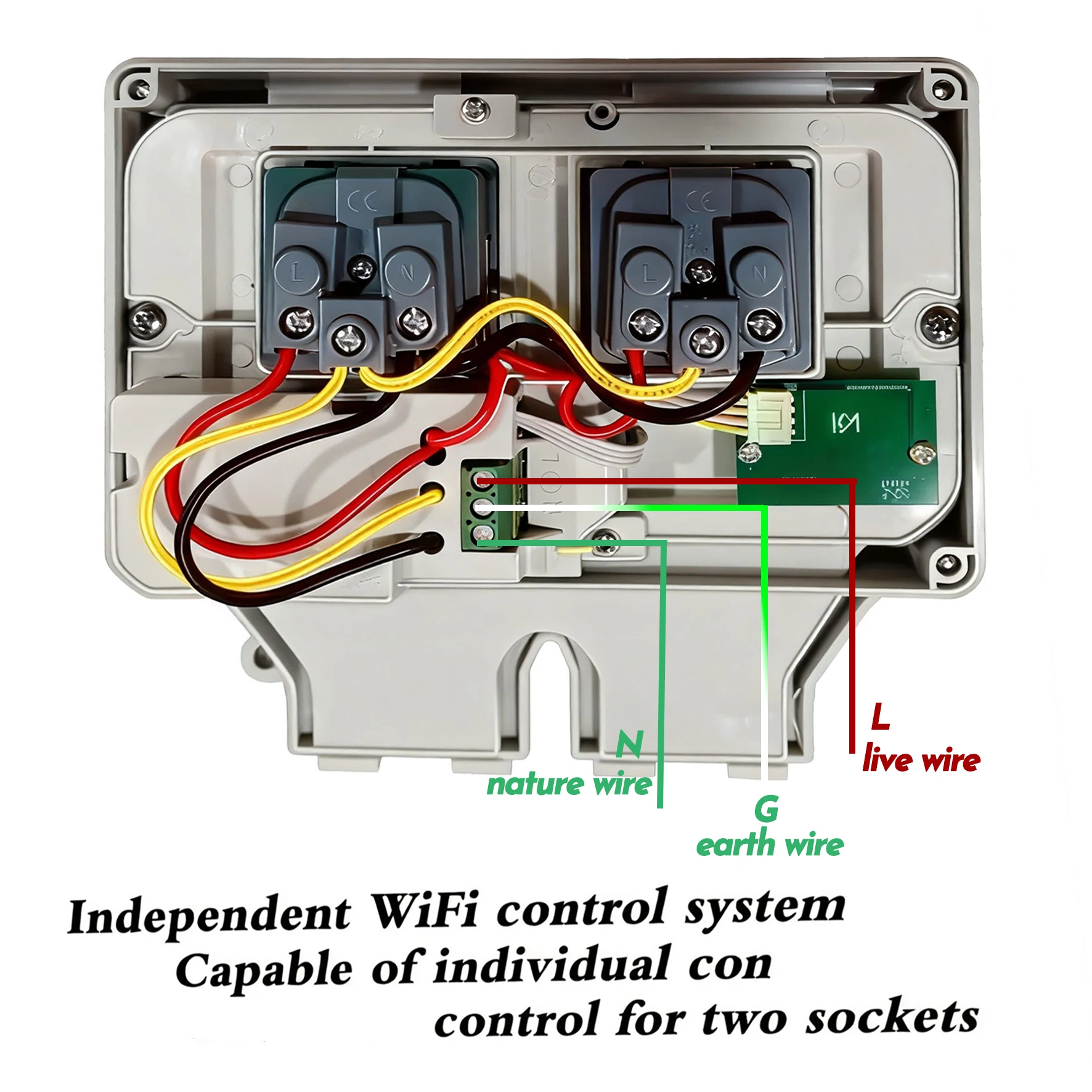 Adeatuya Waterproof Electrical - Outdoor Power Outlet With Remote Control reseña y precio
