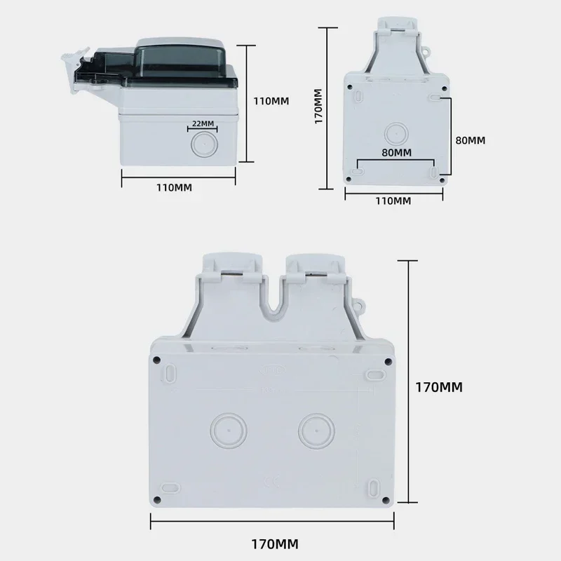 Adeatuya Waterproof Electrical - Outdoor Power Outlet With Remote Control reseña y precio
