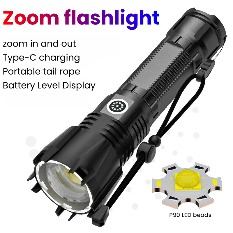 High-power P90 LED Flashlight  - Outdoor Power Inc reseña y precio