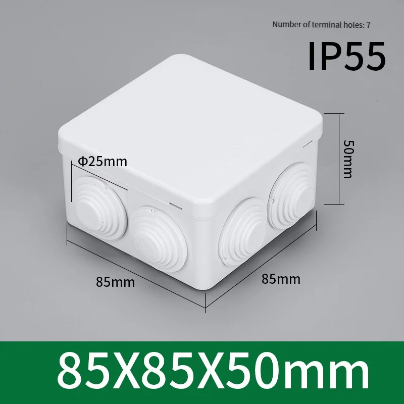 85 * 85 * 50 Outdoor Ip55 Plas - Outdoor Power Lead reseña y precio