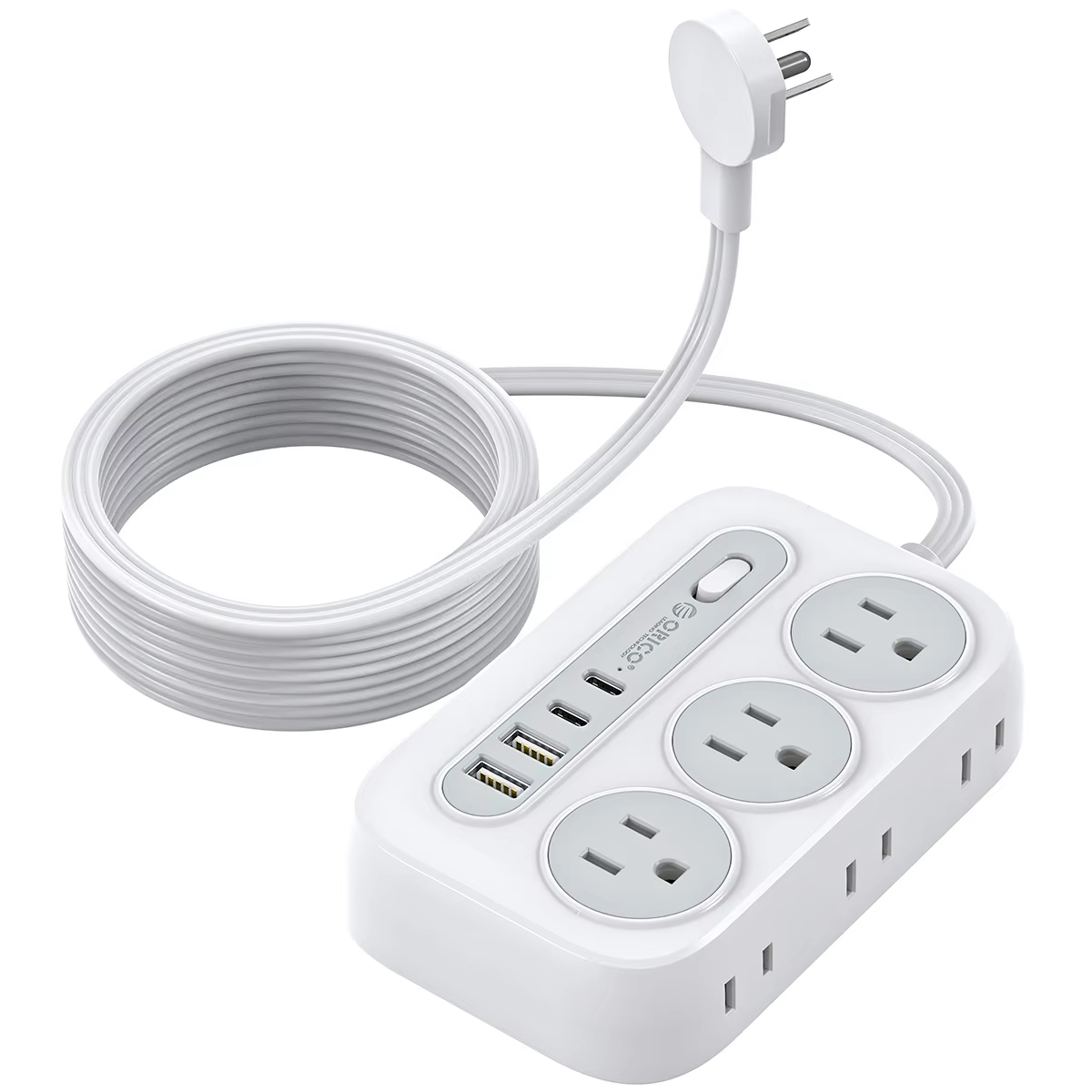 ORICO Power Strip 6 AC Outlets - Outdoor Usb Power Strip reseña y precio
