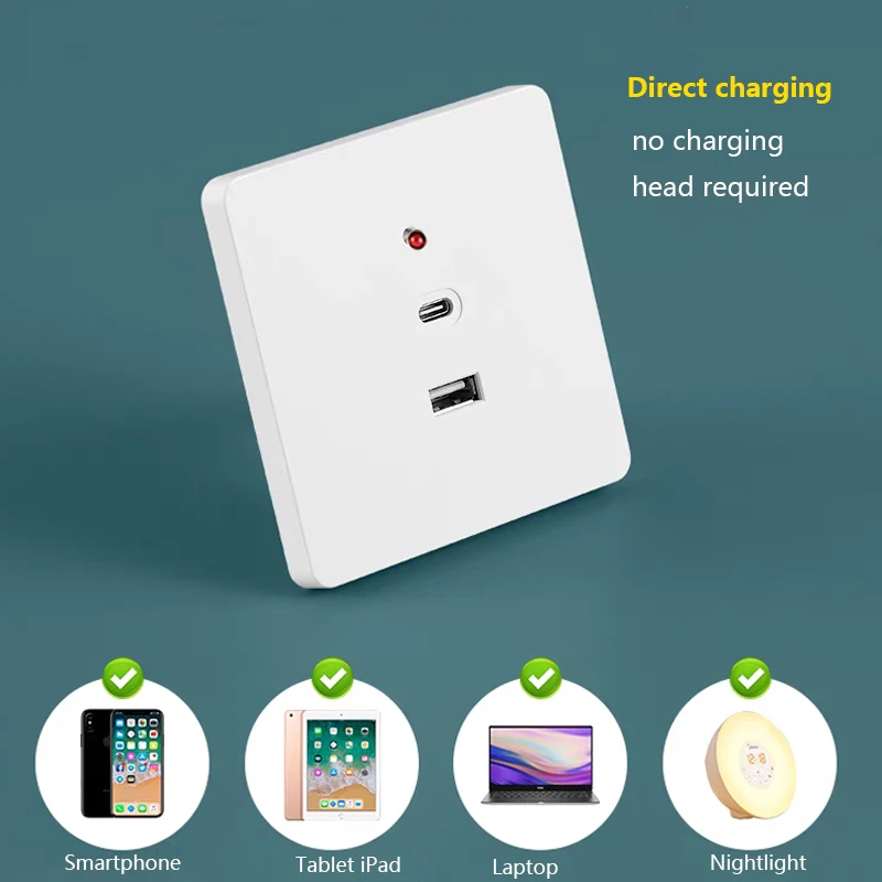 Black Universal Wall USB C Soc - Outdoor Usb Power Strip reseña y precio