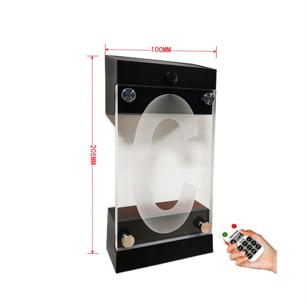 Solar Powered RGB Color House  - Outdoor Power Number reseña y precio