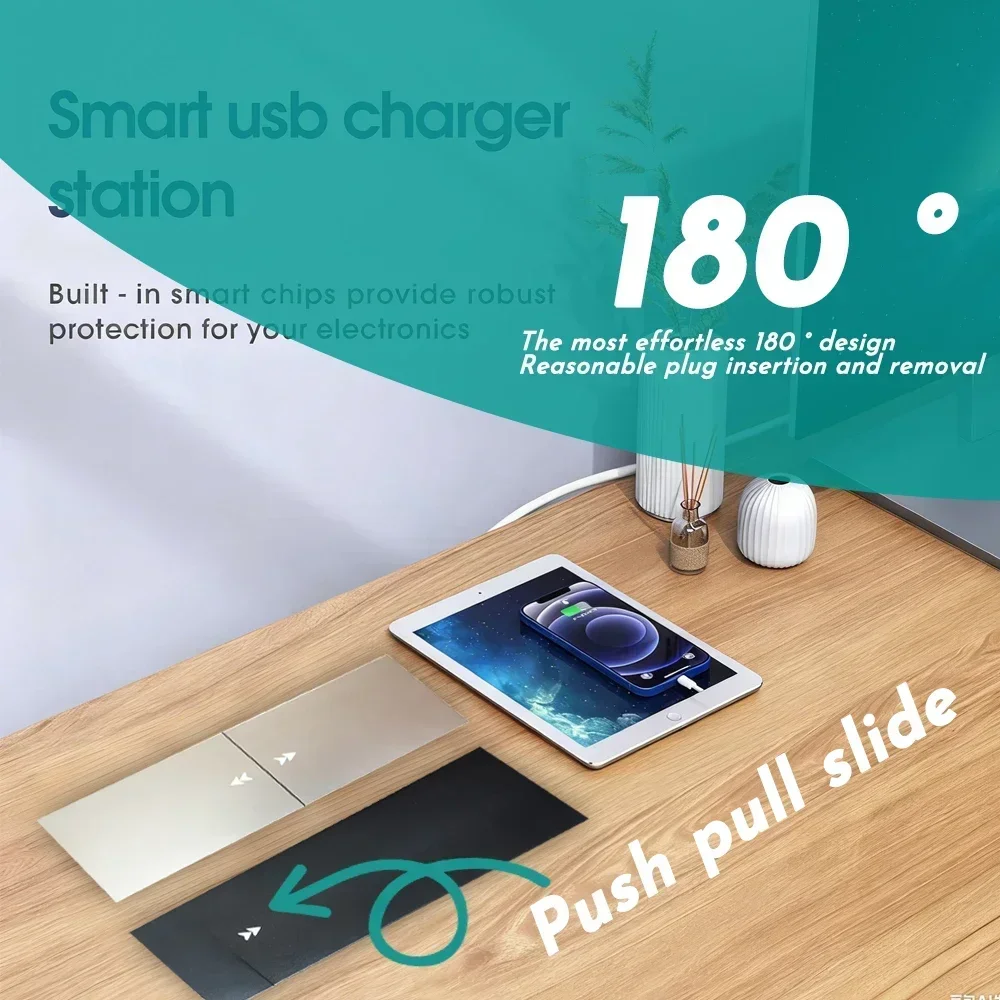 Table Hidden Socket Embedded 2 - Outdoor Usb Power Strip reseña y precio