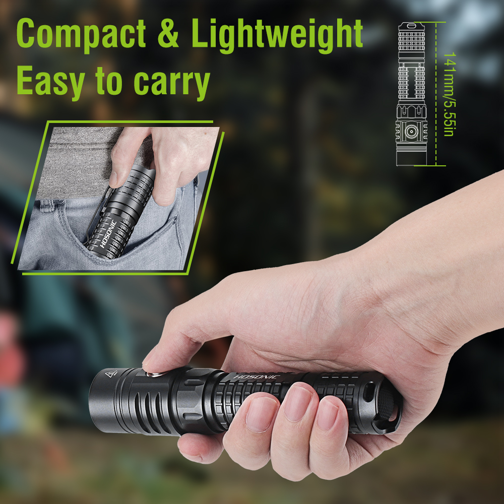 HOSONIC EC16 EDC Flashlight 17 - Outdoor Power Inc reseña y precio