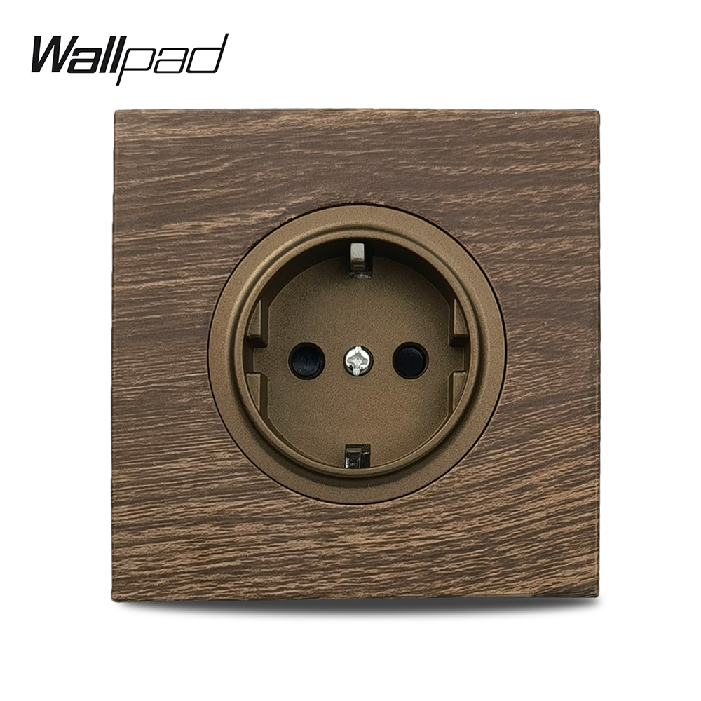 Wallpad Wood Color Wall Socket - Outdoor Usb Power Strip reseña y precio