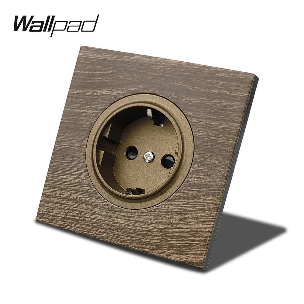 Wallpad Wood Color Wall Socket - Outdoor Usb Power Strip reseña y precio
