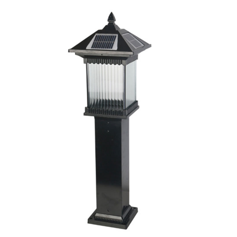 Modern Solar Powered Lawn Ligh - Outdoor Power Block reseña y precio