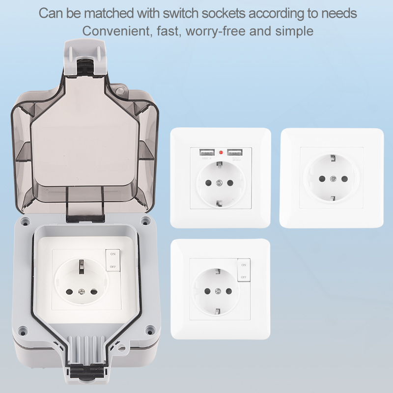 IP66 Outdoor Weatherproof 16A  - Outdoor Usb Power Strip reseña y precio