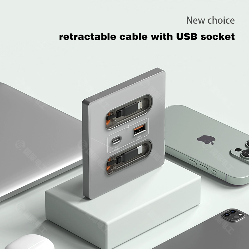 Anssin 12w Universal Wall Pane - Outdoor Usb Power Strip reseña y precio