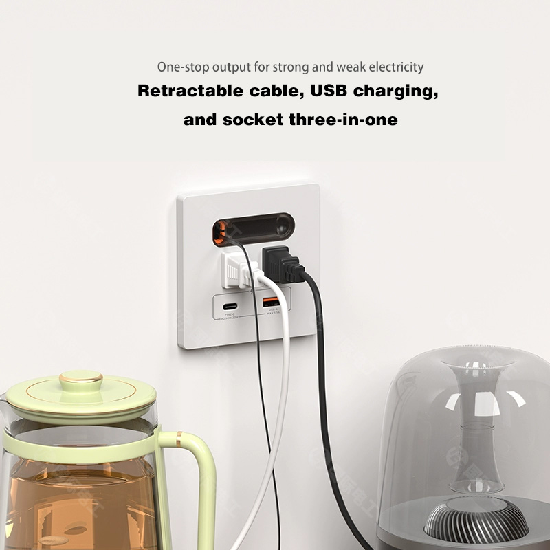 Anssin 12w Universal Wall Pane - Outdoor Usb Power Strip reseña y precio