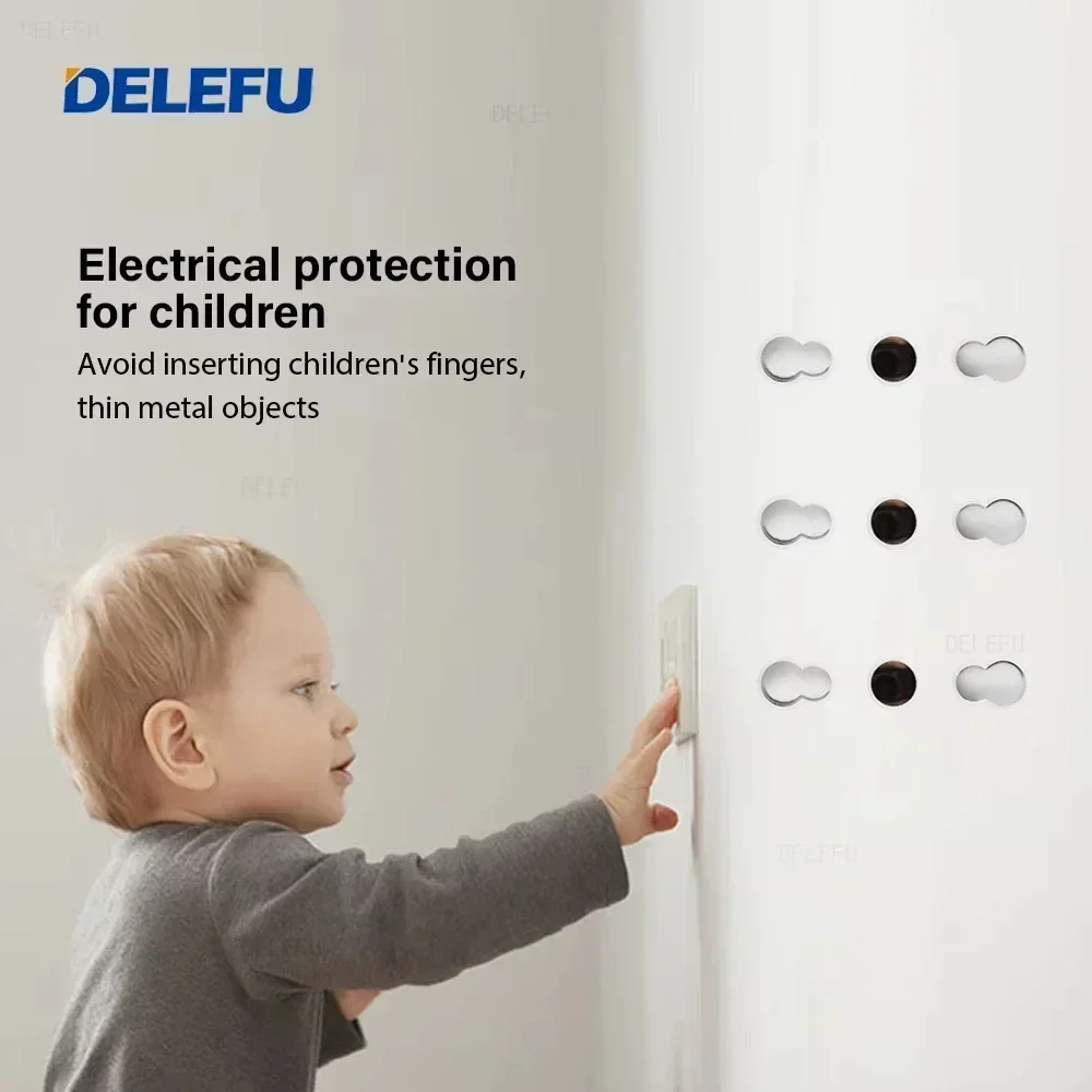 DELEFU Grey Tempered Glass Ita - Outdoor Usb Power Strip reseña y precio